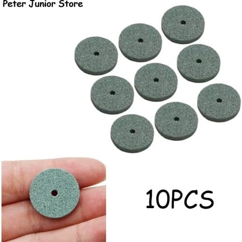 10pcs Abrasive Tools 20mm Diamond Grinding Wheel polishing Mounted Stone Rotary Tool GMN