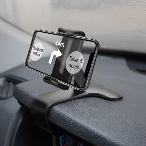 Universal Car Phone Holder Dashboard Mount Clip 360 Rotating Phone GPS Navigation Bracket Car Interior Phone Holder 4 To 6 Inch