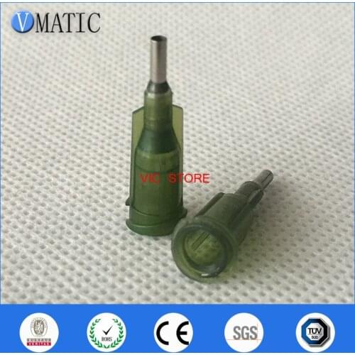 Free Shipping 100Pcs 14G 1/4'' Inch Glue Dispensing Dispenser Needle Tips