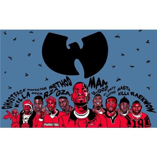 Free Ship Wutang Retro Poster Customized Classic Wallpaper Stylish Nice Home Decoration Wall Sticker Can Do All Size PN-078
