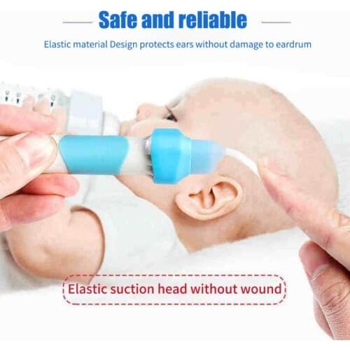 Safety Cordless Vacuum Electric Ear Cleaner Cleaning Ear Wax Cleaner Wax Remover for Kids Painless Personal health Care Tool