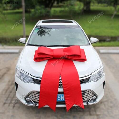 Car head decoration three-dimensional ribbon cutting bow Car showroom wedding car layout mall exhibition CD50 Q03
