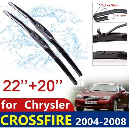 For Chrysler Crossfire 2004~2008 2005 2006 2007 Front Window Windscreen Windshield Wipers Car Wiper Blade Car Accessories