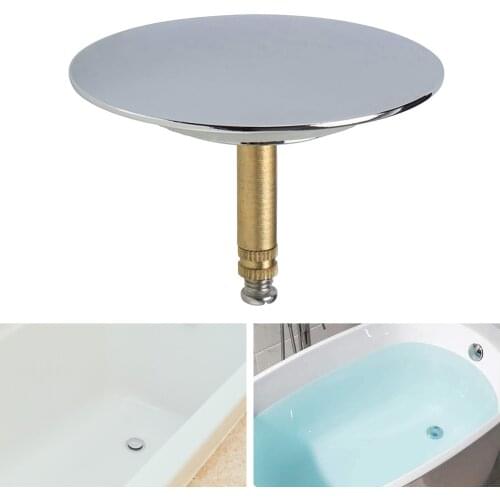 72MM Bath Filter Sink Stopper Bathroom Universal Basin Filter Detachable Adjustable Manual Lift Drain Stopper