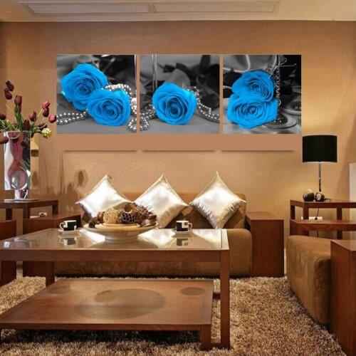 Quadro Canvas Painting Oil Painting Picture Quadros De Parede Para Sala Wall Art Cuadros Wall Decor Nordic Poster Frame rose