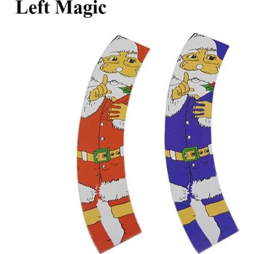 Santa Claus Card Can Become Bigger And Smaller Magic Tricks Close Up Stage Props Illusion Magician Magie Professional Easy To Do