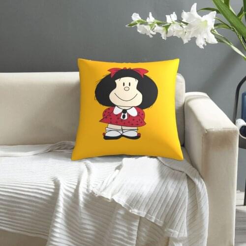 Mafalda pillowcase printed cushion cover sofa waist pillow pillow cover