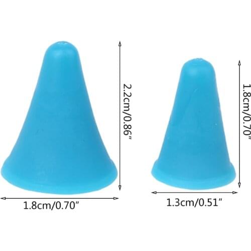 2021 New 20pcs Cone Shape Knitting Needles Tips Point Protectors Stoppers Covers Sewing Accessories