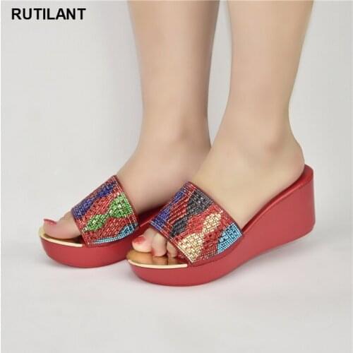 New Arrival Italian Women Wedding Shoes Decorated with Rhinestone Plus Size Women Shoes 42 Wedding Shoes for Women Bride