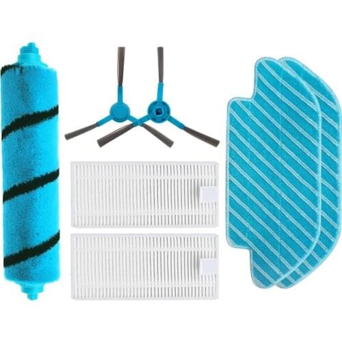Roller Soft Brush Hepa Filter Mop Cloth Replacement for Conga 4090 BestFriend Care Robotic Vacuum Cleaner Spare Parts