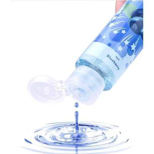 80ml Fruity Flavor Edible Lubricant for Anal Vaginal Oral Sex Silicone Lubricating Oil Sex toy for Adult Products Massage Gel