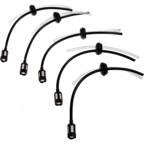 New Model 5PCSX Replacement Fuel Hose Pipe With Tank Filter for Brush Cutter,Grass Trimmer Spare parts