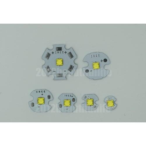 10x Cree XTE XT-E 5W Cool white Warm white Neutral White Royal Blue High Power Led on 8mm 10mm 12mm 14mm 16mm 20mm aluminum PCB