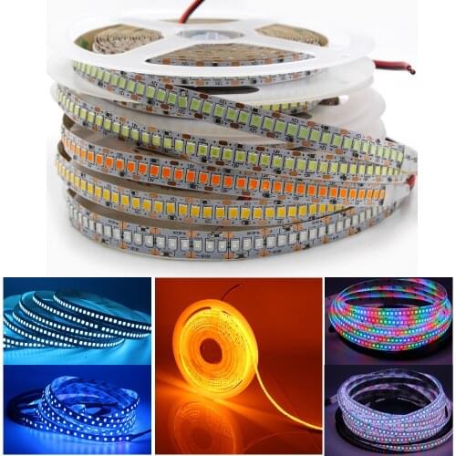 5M SMD 2835 240LEDs/M LED Strip lights Tape light cool white warm white orange blue rgb Flexible tape string Indoor Home lamp