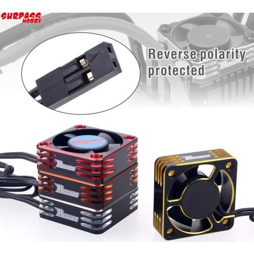 SURPASS HOBBY Metal Motor Cooling Fan RC Car Accessory 28000RPM Heat Dissipation Cooling Fan for 540 Brushless Motor Small size