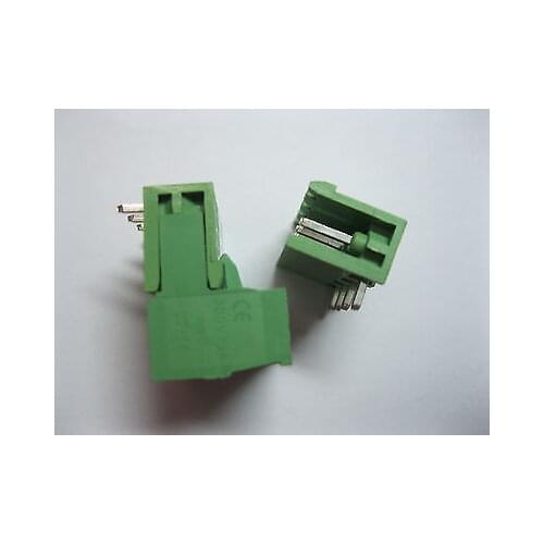 120 pcs 5.08mm Angle 3 pin Screw Terminal Block Connector Pluggable Type Green