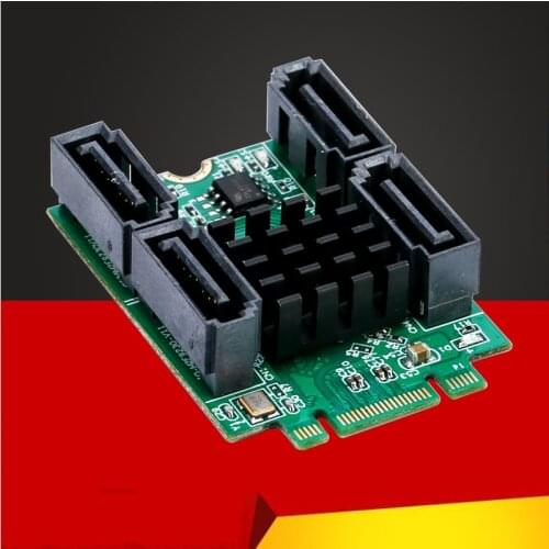 H1111Z Add On Cards M2 to SATA M.2 to SATA Card M.2 SATA Adapter/Controller/HUB SSD SATA3 Expansion Port Multiplier M.2 B+M Key