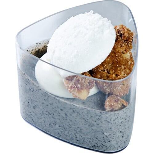 Promotion - Party Wedding Festival Supplies, 68*52*57mm/115ml Disposable Plastic Tableware Dessert Cup, 10/Pack