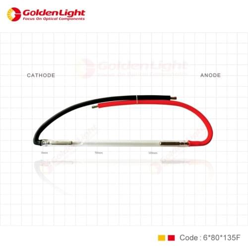 YAG laser tattoo removal machine using xenon-flash-lamp , size:6*80*135mm / yag laser pump lamp / guarantee1,000,000 time