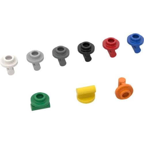 BuildMOC 25893 1 x 1 x 0.5 Round 1 x 1 plate with handle For Building Blocks Parts DIY Construction