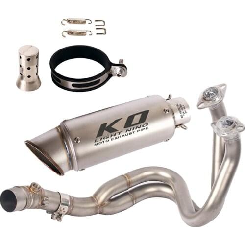 For Kawasaki Ninja 650 Z650 2012-2019 Motorcycle Exhaust System Muffler Escape Tip Headear Connect Link Tube Exhaust System
