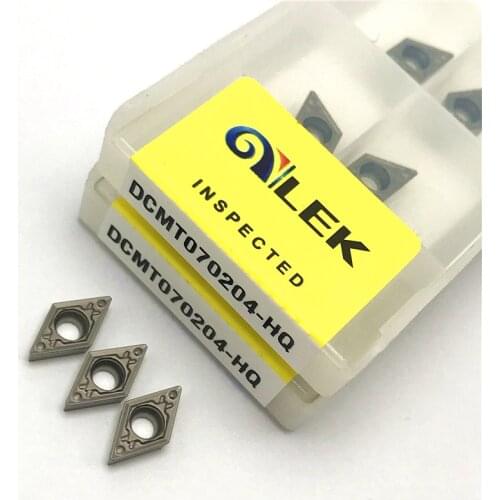 DCMT070204-HQ Cermet Internal Turning Tool Metal lathe tools CNC Cutting tool Turning insert Mild steel processing 35-40 degrees