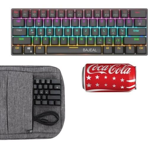 Mk-606-61 Gaming Mechanical Keyboard For Desktop Key Mechanical Keyboard Wired Led Backlit Axis Wide Range Of LED Lighting