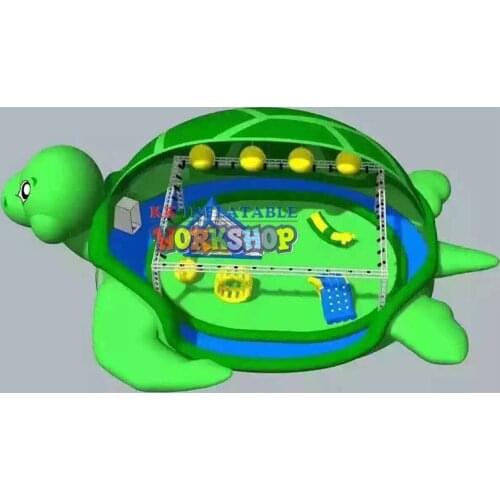 Inflatable transparent bubble tent soft playground, ball pool for kids rental, play center