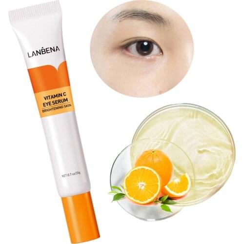 Nicotinamide Brighten Eye Cream Keep Mositurizing Fade Fine Lines Anti Aging Eye Essence Vitamin C Improve Dull Reduce Spots 20g