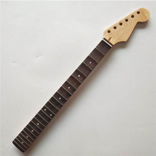 New Full scalloped Guitar Neck Replacement 22 Fret Maple ST style guitar part