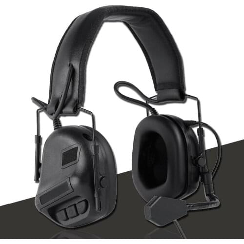 Tactical Headset Noise Reduction Military Airsoft Headset Sound Pickup Headphones Outdoor Shooting Hunting CS Hearing Protective