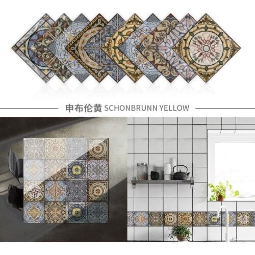House Decoration 3D PVC Wall Stickers Art Color Brick DIY Rustic Effect Self Adhesive Home Decor Sticker Living Room Decal