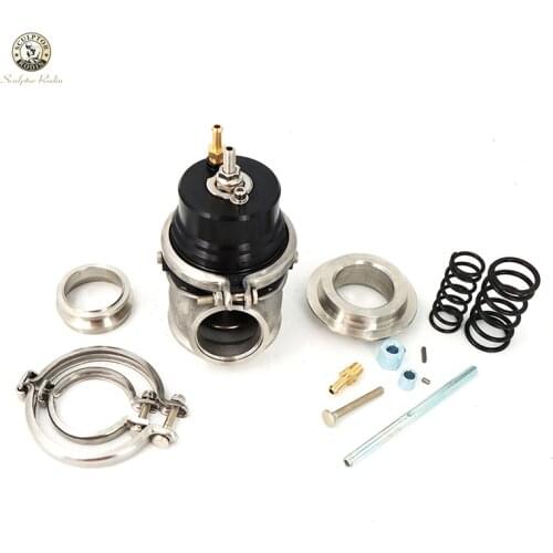 Turbo V-band 50mm External Waste Gate Bypass Exhaust Manifold + Spring