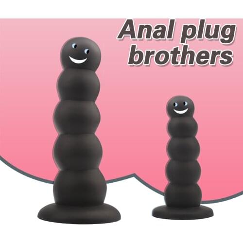 Liquid Silicone Big Dildo Strong Suction Beads Anal Dildo Butt Plug Ball Anal Plug Sex Toys For Women Men Adult Product Sex Shop