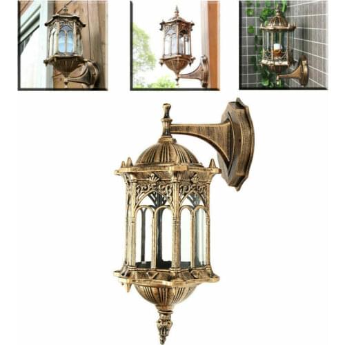 Antique Sconce LED Wall Light Lamp Lantern Porch Lighting Exterior Fixture Outdoor E27 light
