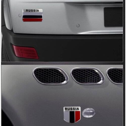 Car sticker russian flag badge for Land Rover Range Rover/Evoque/Freelander/Discovery