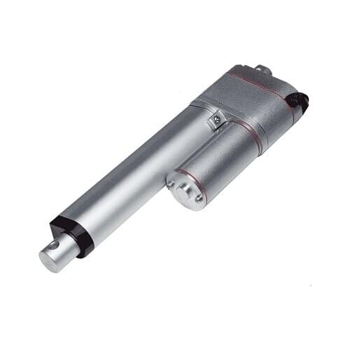 Free Shipping 24V 200mm Stroke 1200N Load 4mm/s Speed Linear Actuator With Potentiometer