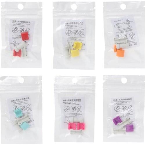 Colorful USB Cable Protector Saver Sleeve For Smartphone Data Charger Cable Cord