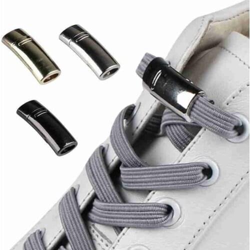 Elastic Magnetic Shoelaces Buckle 1 Second Locking Shoelaces Quick No Tie Shoe Laces For Kids Adult Shoelace Sneakers Shoe Laces