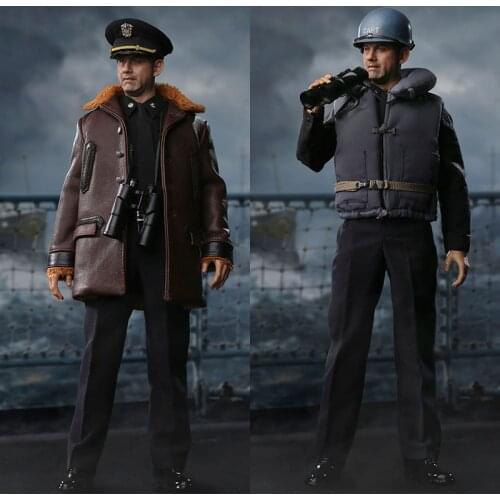 Alert Line AL100033 1/6 WWII U.S.NAVY Destroyer Commander Figure Model 12'' Male Soldier Action Doll Full Set Toy