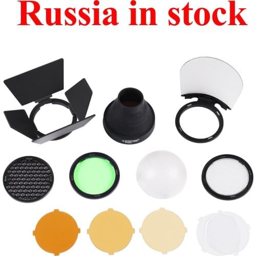 Godox AK-R1 Accessories Kit Honeycomb Snoot Diffuser and Filters For AD200 H200R