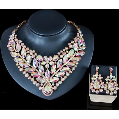 LAN PALACE african jewelry sets women accessories wedding christmas jewelry necklace and earrings for wo'men free shipping