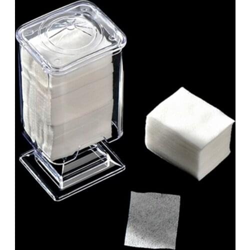 Makeup Cotton Pad Box Nail Art Remover Paper Wipe Holder Container Storage Case