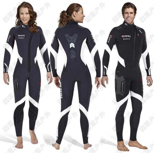 Mares 412348 412349 FLEXA 3.2.2 Wetsuit Scuba Diving Suit Men Neoprene with front zipper Snorkeling Suit Underwater