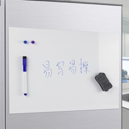 Soft Magnetic WhiteBoard Fridge Stickers Self-Adhesive Calendar with Board Pen Markers and Eraser