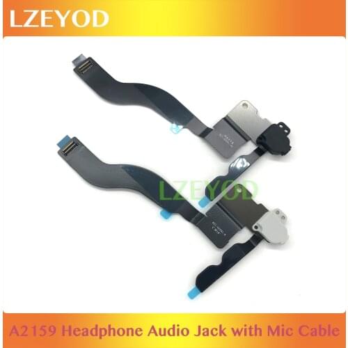 Original New A2159 Headphone Audio Jack w/ Mic Microphone Flex Cable 821-02091-A For Macbook Pro 13.3" A2159 2019 EMC 3301