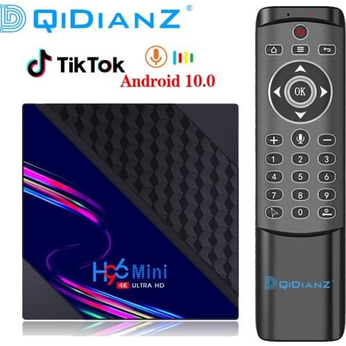 RK3228A H96 Mini V8 Smart TV Box Android 10 2GB RAM 16GB Support 1080p 4K Google Play Youtube H96Mini Media Player Set top Box