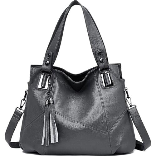 Handbags Shoulder Crossbady Bag Tassel Luxury Handbags Women Bags Designer Genuine Leather Large Tote Bag for Women Leather
