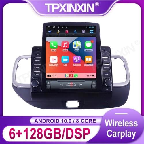 Tesla Screen Android 10.0 Car Radio For Hyundai VENUE 2019 2020 Multimedia Video Audio Recorder DVD Player Navigation GPS 2 din