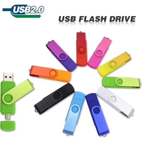 Smart Phone USB Flash Drive pen drive 4GB 8GB 16GB 32GB 64GB OTG pendrive external storage micro usb memory stick for Samsung